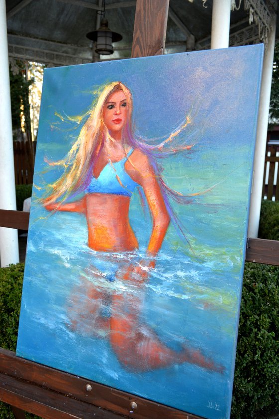 Gold & Azure: The Sea Breath