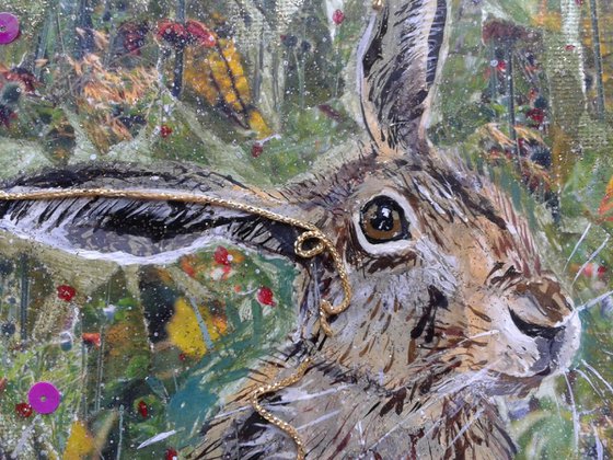 Hare in summer