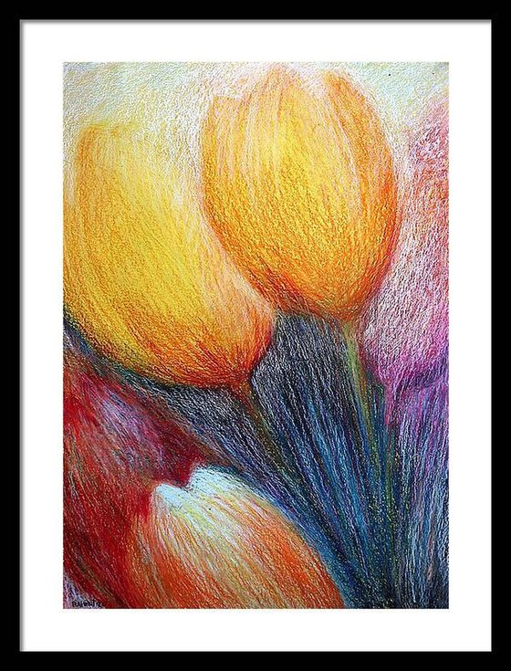 Fantasy with Flowers 337: paper 59x42cm