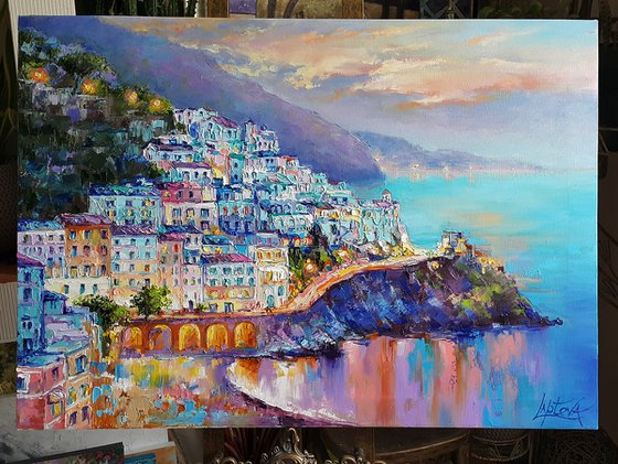 Summer evening on the Amalfi coast