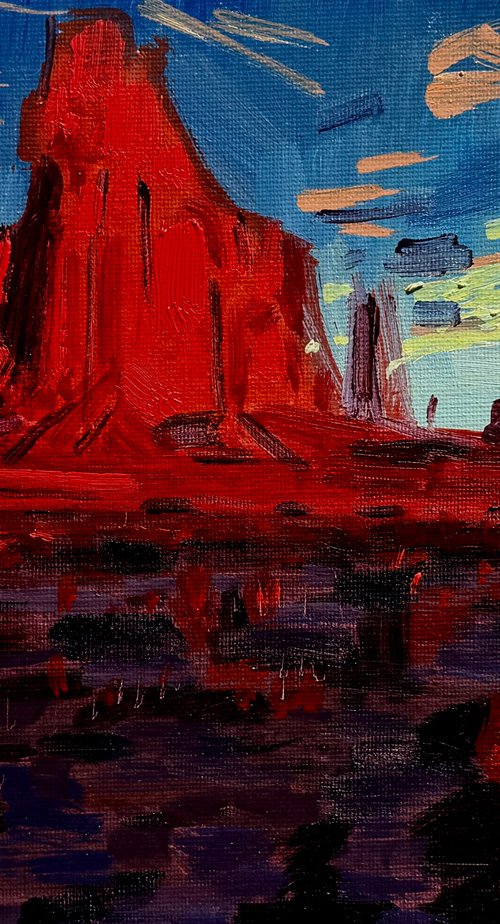 Light on the Red Rocks by Paul Cheng