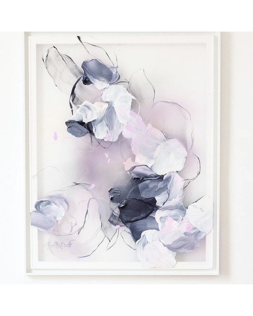 Abstract Acrylic Painting By Anna Maiko, 28 X 34, Twilight, Original Artwork