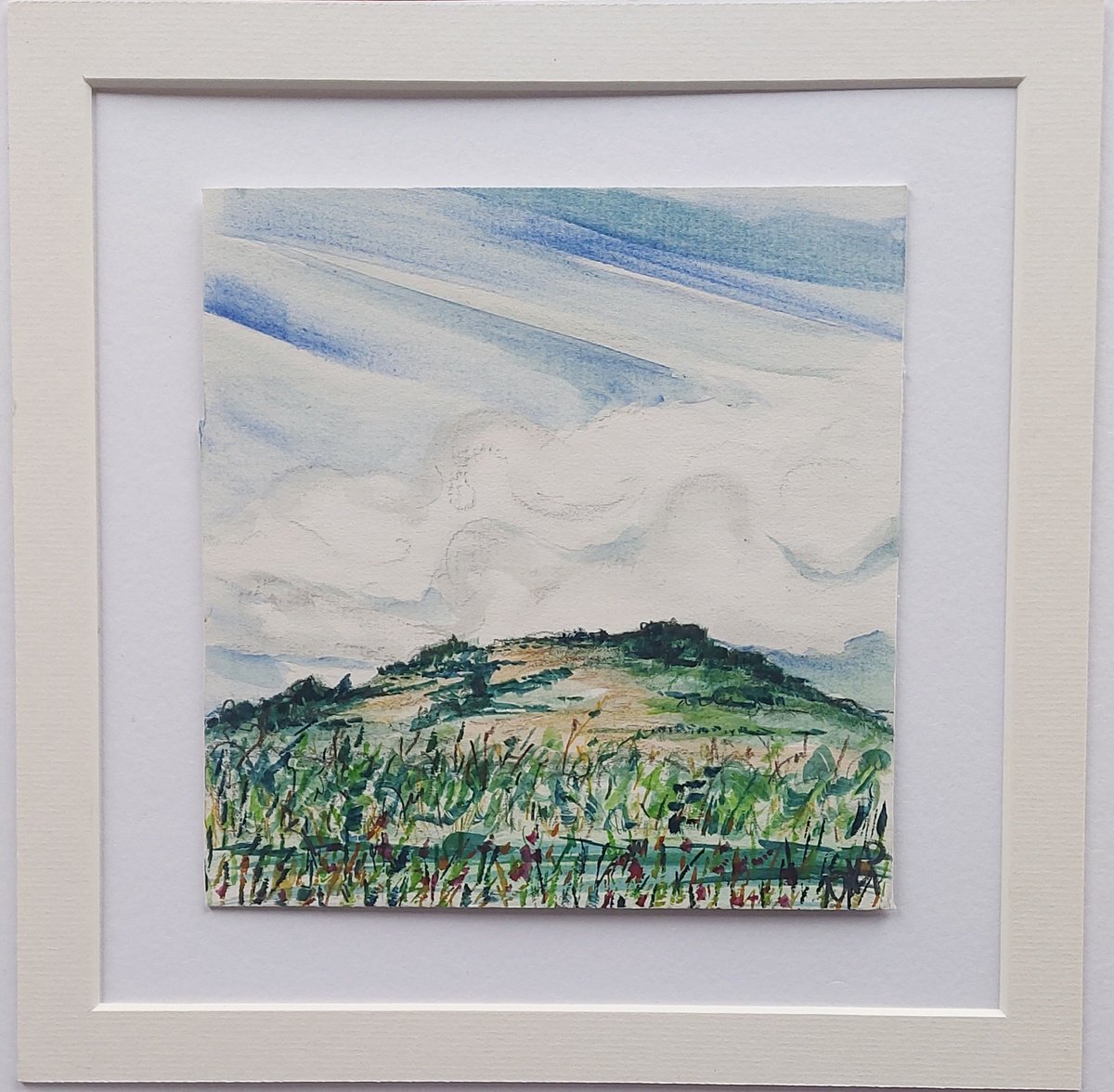 Wexford Daze - summer morning over Tara Hill by Niki Purcell - Irish Landscape Painting
