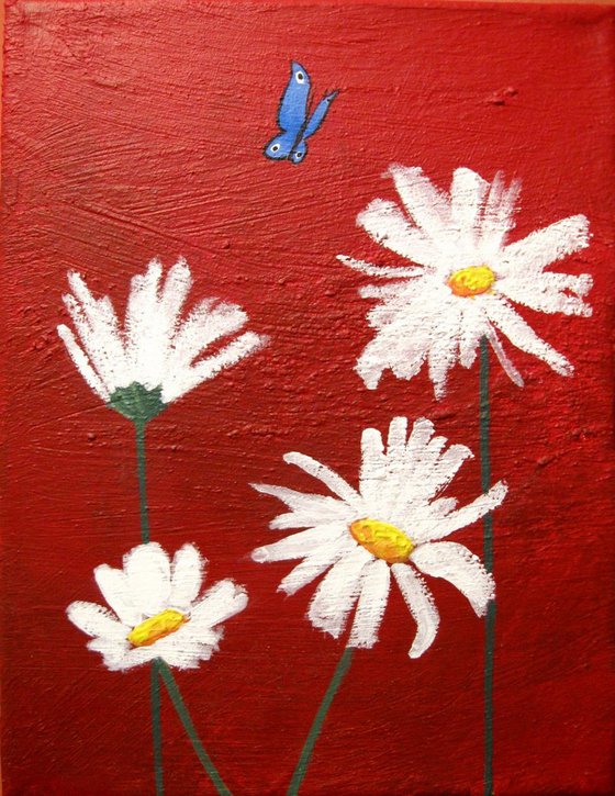 Day of the Butterflies beautiful and elegant original painting