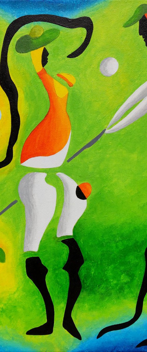 Golf after rain 4. by Vamosi Peter