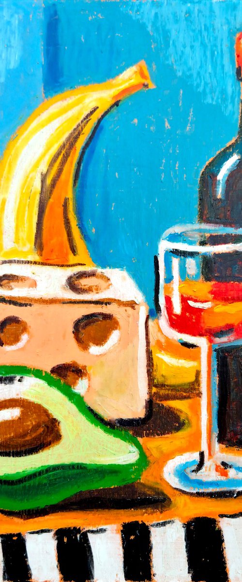 Joyful Food Still Life by Yanina Tuyman