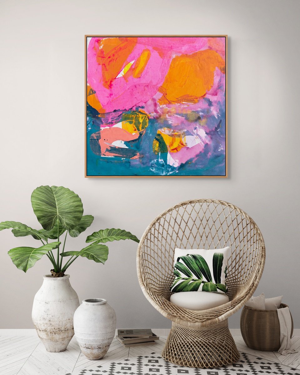 Honolulu Dreams By Kathryn Sillince, 31 X 31, Artwork For Sale On Artfinder