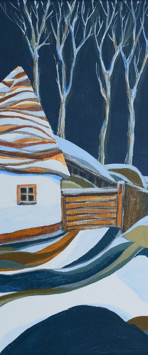 First snow by Aniko Hencz
