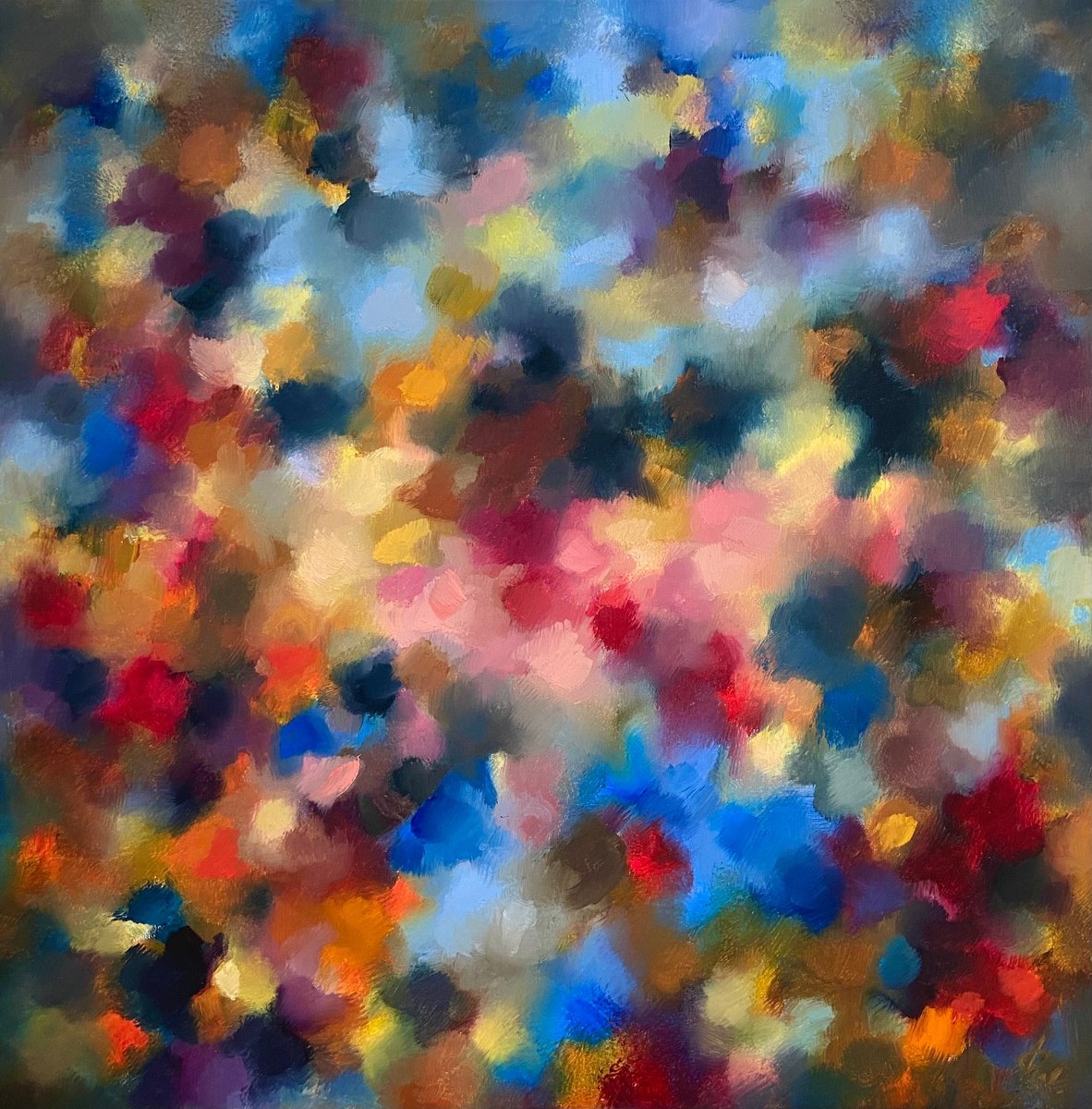 Summer Jazz By Junija (Yuna) Galejeva, 24 X 24, Artwork For Sale On Artfinder