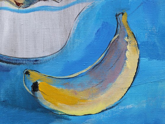onion and bananas