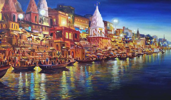 Evening Varanasi Ghats