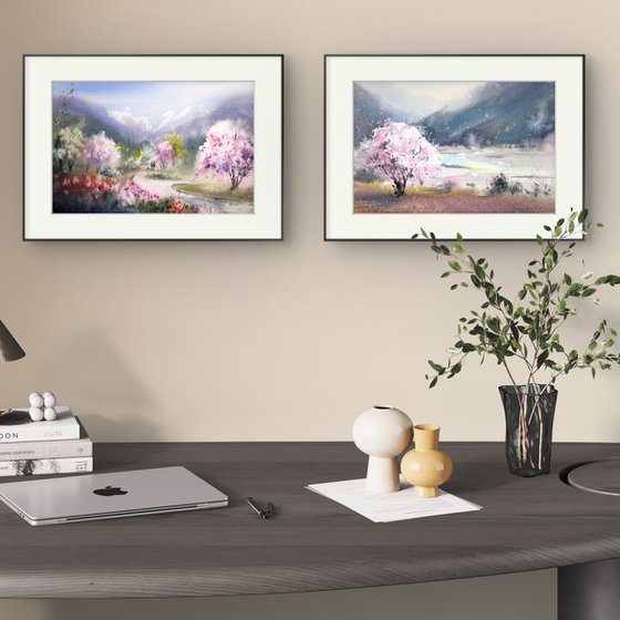 Spring Sonata (Diptych)