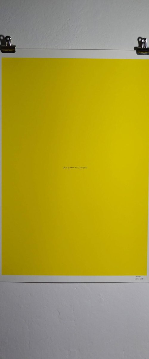 why do you need to know everything huh? by Colour Black