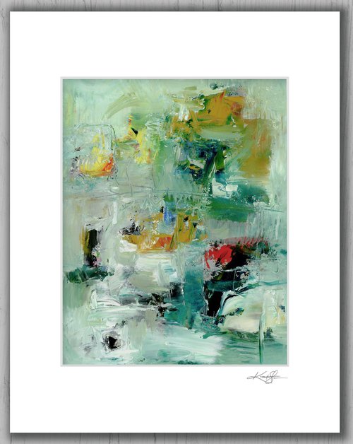 Oil Abstraction 57 - Oil Abstract Painting by Kathy Morton Stanion by Kathy Morton Stanion