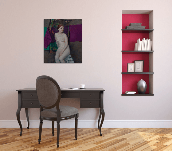 Pearl – Original Nude Oil Painting