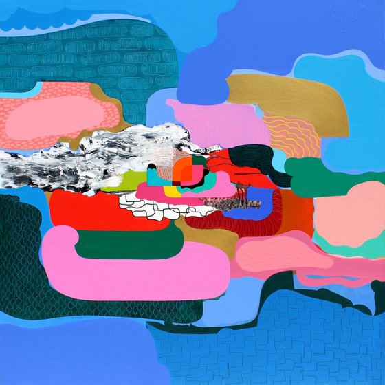 Azure Whispers and Golden Dreams