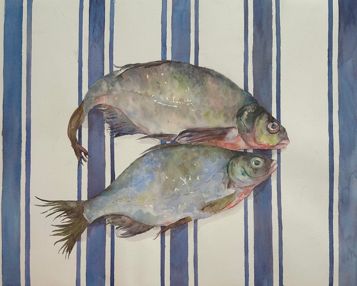 Still Life with Fish by Anna Novick