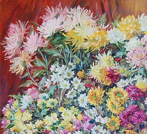 Asters and Chrysanthemums