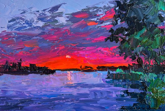 Evening Over the River