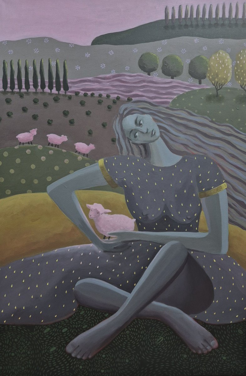 Blissful Stroll By Gitti Gv, 25 X 37, Artwork For Sale On Artfinder