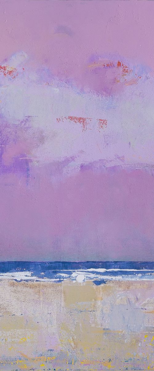Rose Light of Dawn Abstract Contemporary Art by Bo Kravchenko by Bo Kravchenko