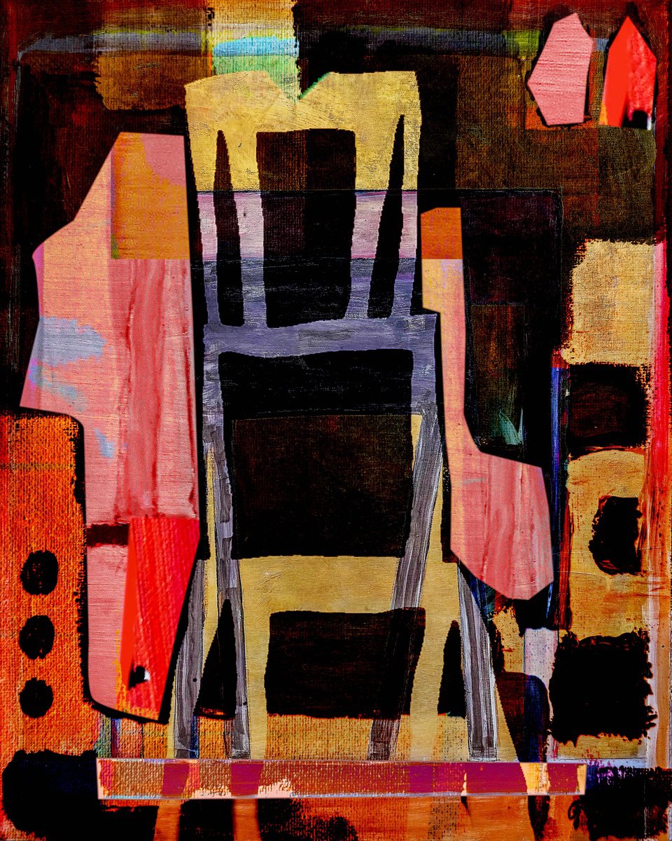 Expressive Painting , Liberation Of The Mind 23 By Geert Lemmers Fpa, 31 X 39, Artwork For Sale On Artfinder