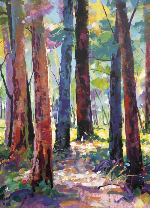 Road through the Forest 21 by Jos Coufreur