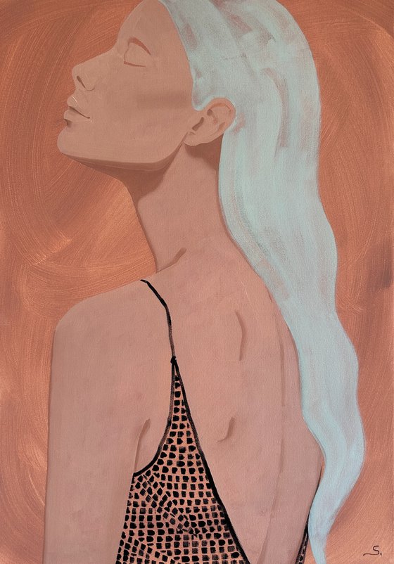 Silent Reflection - Female Portrait