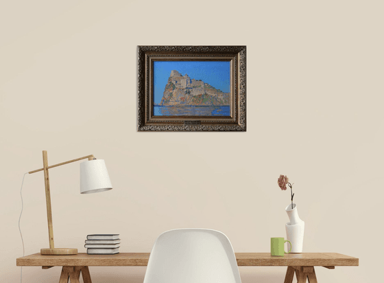 Aragonese Castle at sunset