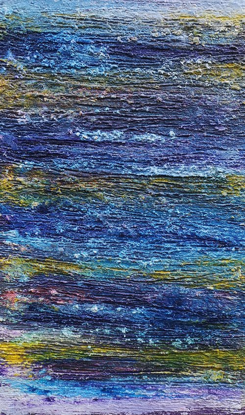 Blue Transition  (55x90cm) by Toni Cruz