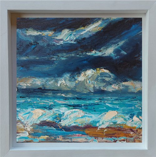 Stormy Seas - Wexford seascape by Niki Purcell