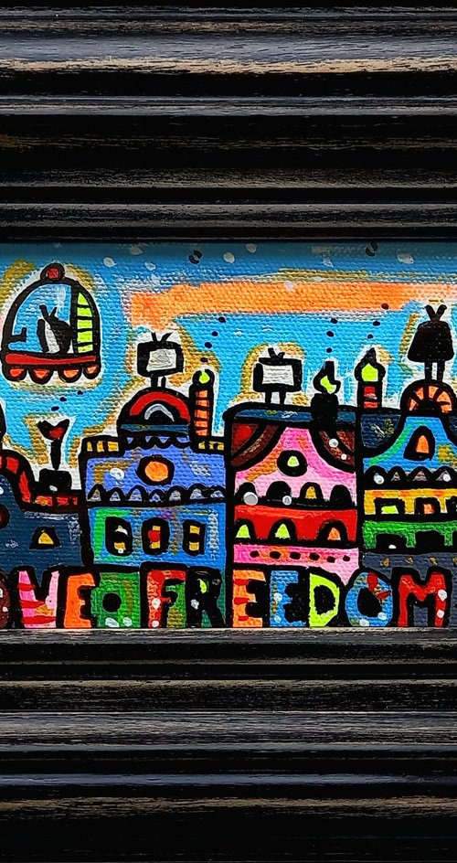 Love Freedom London by Maria Luisa  Azzini