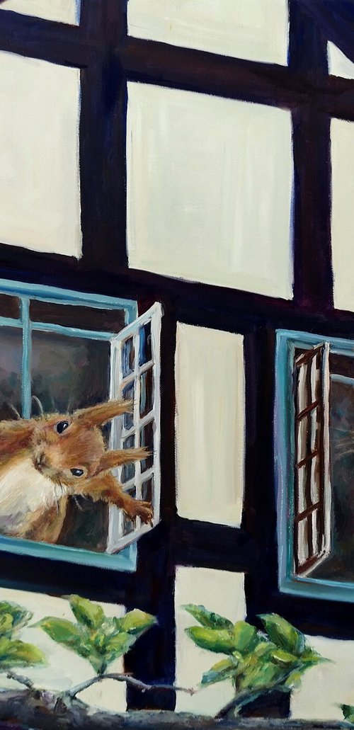 Squirrels At Home by Jura Kuba Art