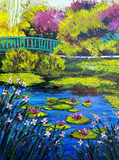 Waterlily Garden by Lisa Elley