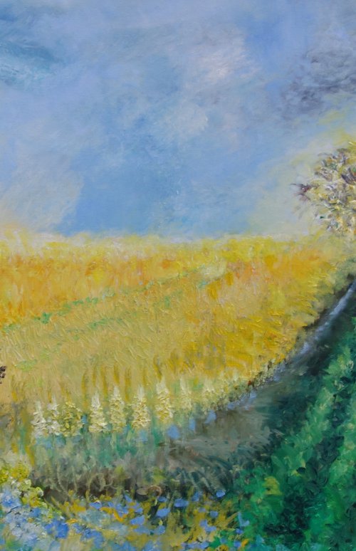 The Cornfields by Lesley Blackburn
