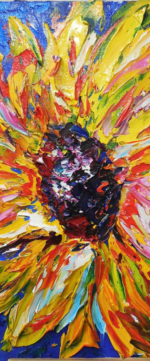 Sunflower still life by Oksana Fedorova