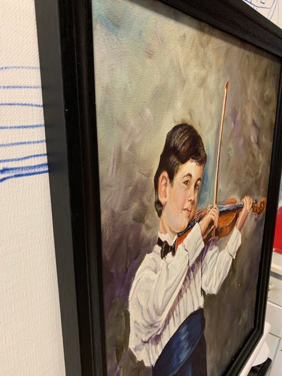 Young violinist
