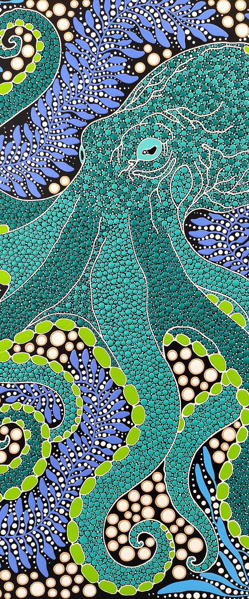 Octopus of the Deep Sea by Oxana Lazari