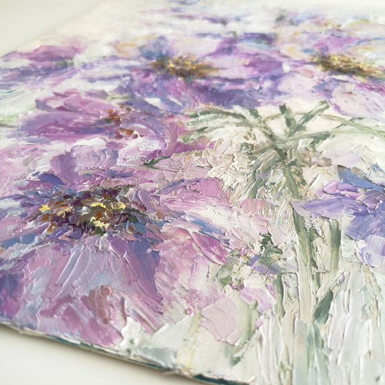 Lilac flowers bouquet