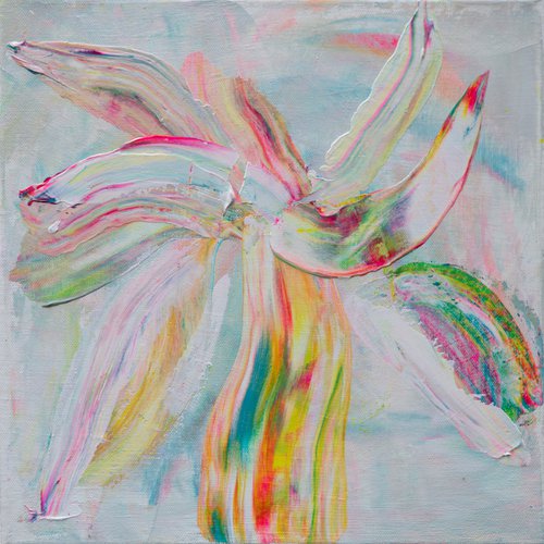 'Rainbow Petal Swoosh' by Kathryn Sillince