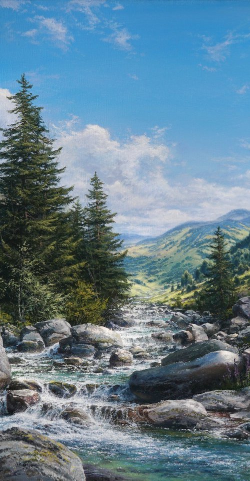 Mountain symphony by Viktar Yushkevich YUVART