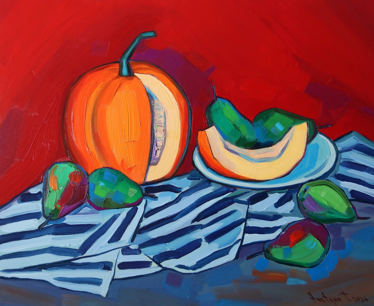 Expressive Oil Painting , Still Life By Tigran Avetyan, 22 X 18, Artwork For Sale On Artfinder