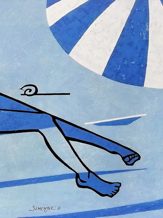 In Infinite Cobalt Blue