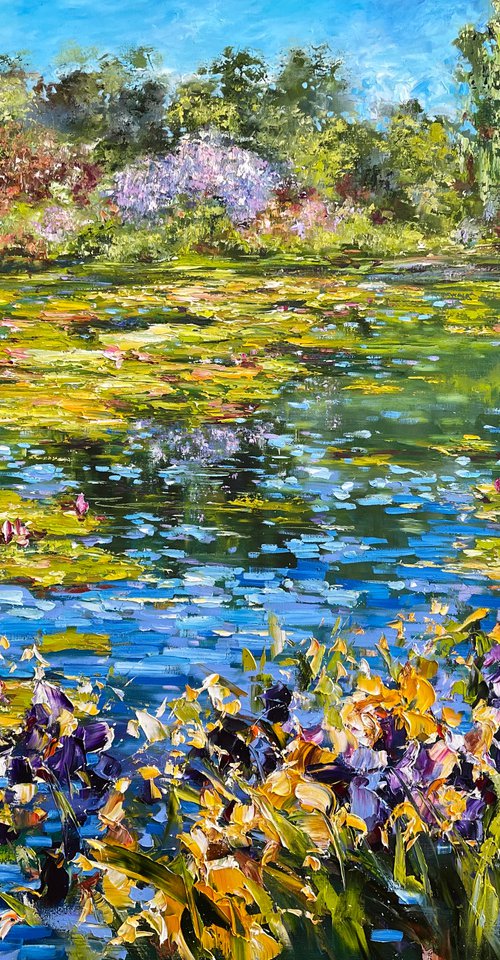 L'étang à Giverny by Diana Malivani