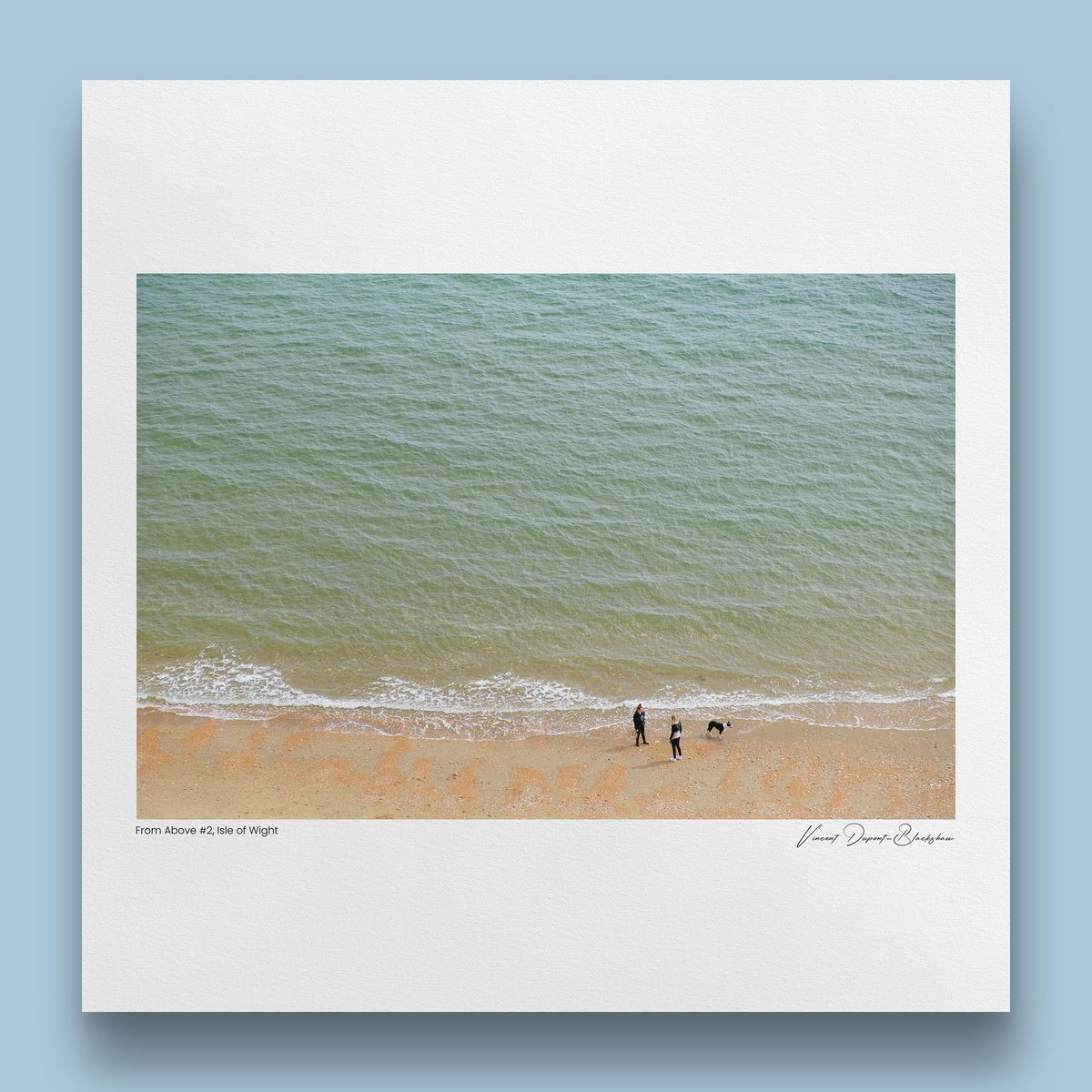 Landscape Photograph By Vincent Dupont-Blackshaw, 20 X 20", From Above #2, Original Artwork