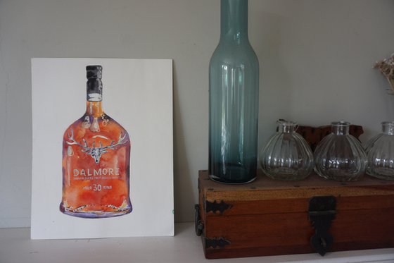 Dalmore 30 year old Whisky Bottle Study