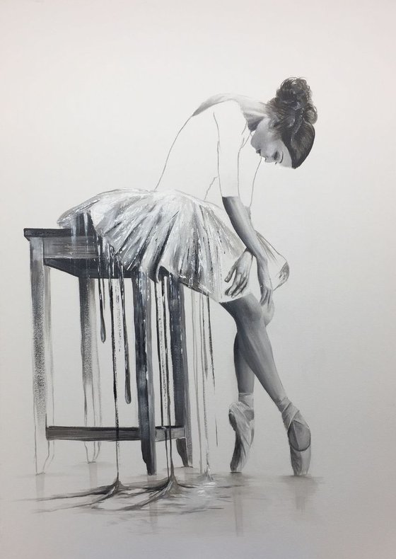 Action. ballerina. Eka Peradze Art