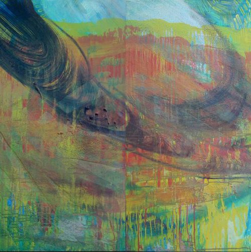 "Clearing" diptych by Marya