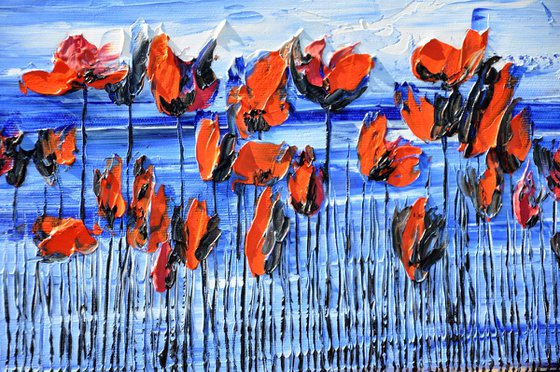 Poppies On Blue Sky 3