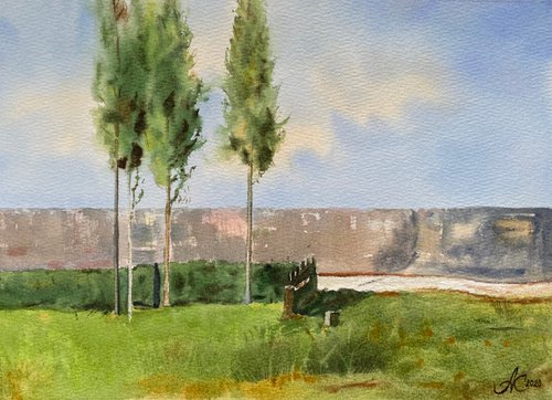 Copy of Odilon Redon “The Meadow" by Alla Semenova
